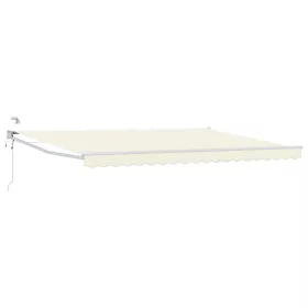  Elektromos Kihúzható Napernyő Krém 4 x 2 m