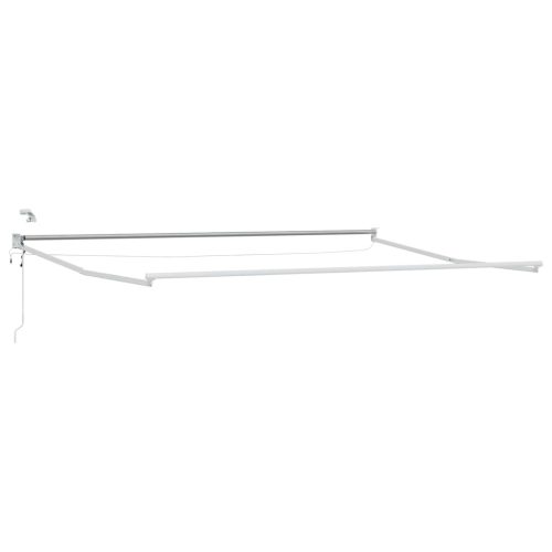  Elektromos Napernyő tartalmaz Sárga és Fehér 4 × 3 m Alumínium