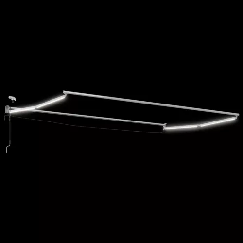  Elektromos Kihúzható Napernyő Zöld és Sárga 4 × 3 m