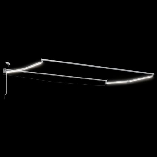  Elektromos Kihúzható Napernyő Világosszürke 4,5 × 3 m