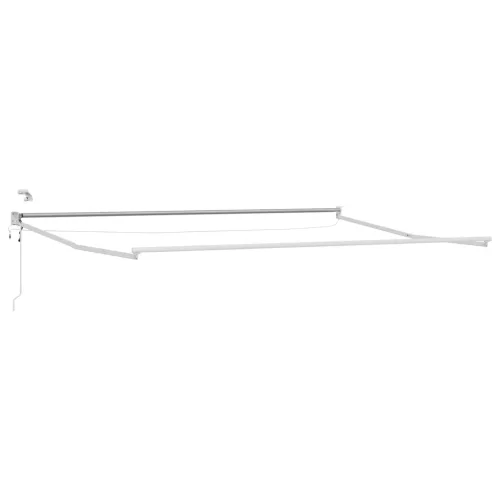  Elektromos Kihúzható Napernyő Zöld és Sárga 4,5 × 3 m