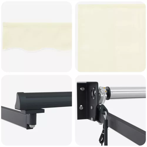  Elektromos Kihúzható Napernyő Krém 3 x 2,5 m