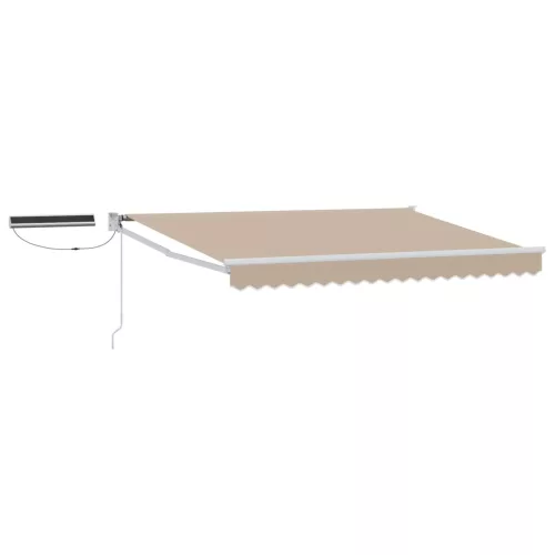  Elektromos Kihúzható Napernyő Bézs 3,5 x 2 m