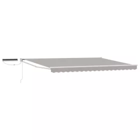  Elektromos Kihúzható Napernyő Világosszürke 5 x 3 m