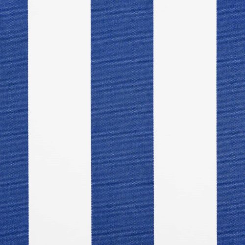  Elektromos Kihúzható Napernyő Kék és Fehér 3,5 x 2 m