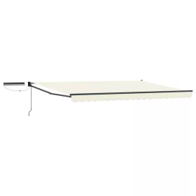  Elektromos Kihúzható Napernyő Krém 4 × 3 m