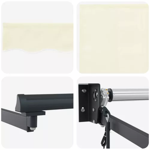  Elektromos Kihúzható Napernyő Krém 4 × 3 m