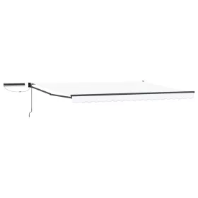  Elektromos Kihúzható Napernyő Fehér 5 x 3 m