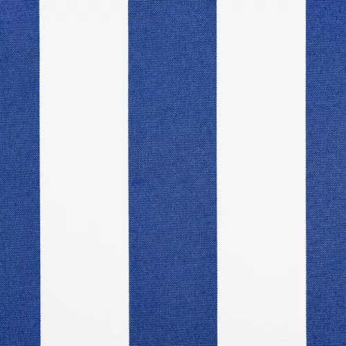  Behúzható napellenző Kék és Fehér 400 × 300 cm