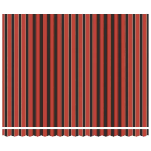  Behúzható napellenző Narancs és Fekete 400 × 300 cm