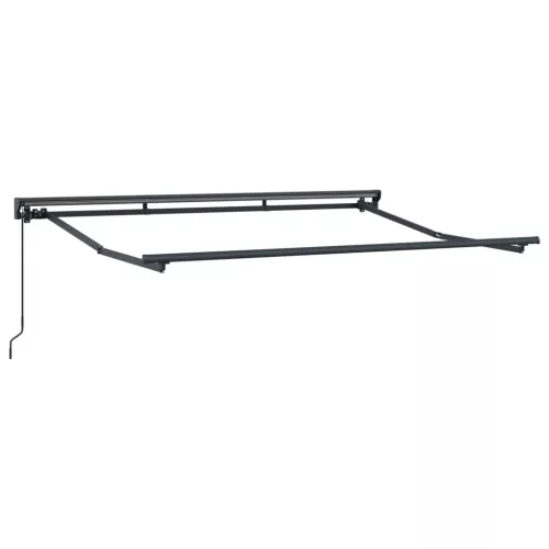  Kézi Retraktálható Napernyő Antracitszürke 3 x 2 m