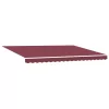  Kézi Retraktálható Napernyő Burgundi 4 × 3,5 m