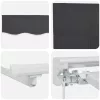  Kézi napellenző keret LED világítással Antracit 3,5 x 2 m