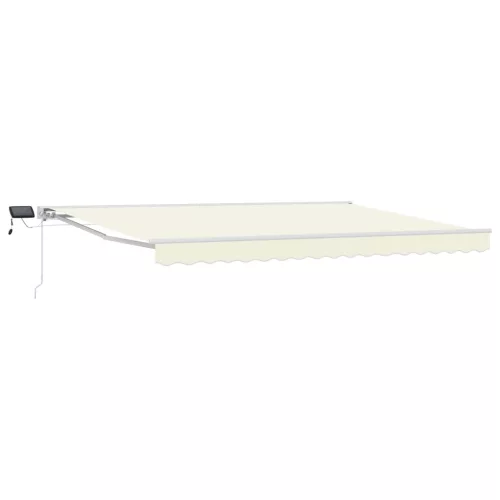  Kézi napellenző keret LED világítással Krém 4 x 2 m