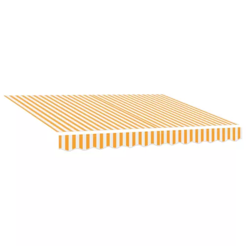  Kézi napellenző keret LED világítással Sárga és Fehér 3 x 2,5 m