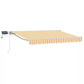  Kézi napellenző keret LED világítással 3,5 x 2,5 m