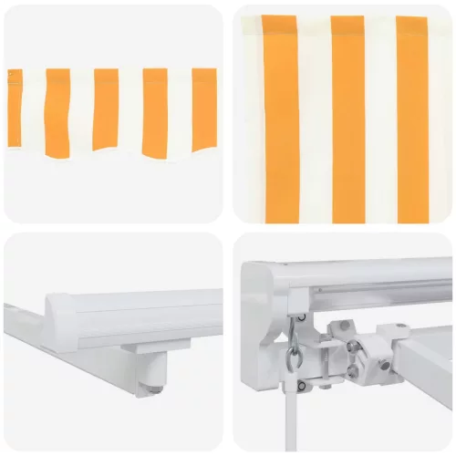  Kézi napellenző keret LED világítással 3,5 x 2,5 m