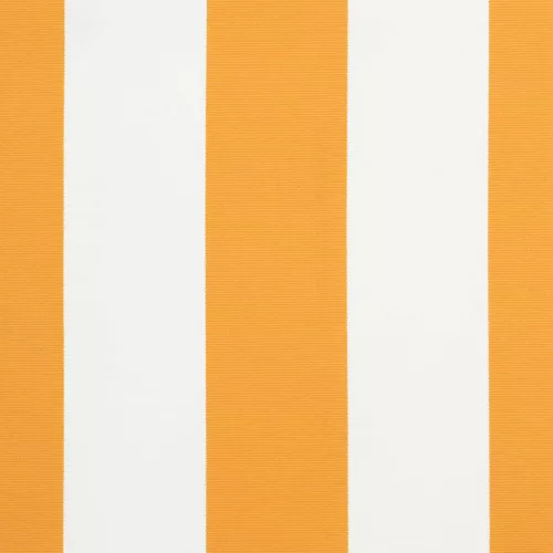  Kézi napellenző keret LED világítással Sárga és Fehér 4 × 3,5 m