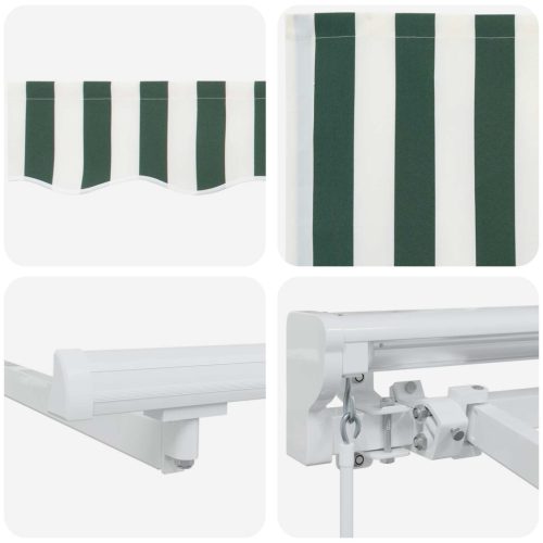  Kézi napellenző keret LED világítással 4,5 × 3,5 m