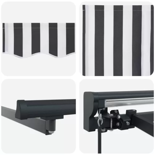  Kézi napellenző keret LED világítással 3 x 2,5 m