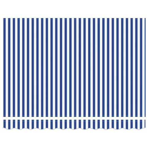  Kézi napellenző keret LED világítással Kék és Fehér 3,5 x 2,5 m