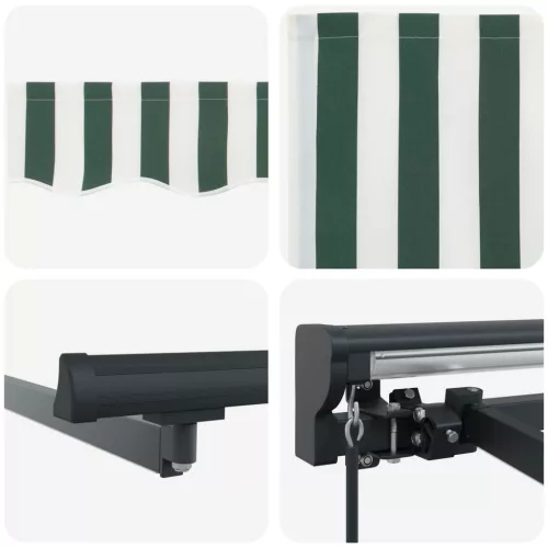  Kézi napellenző keret LED világítással 3,5 x 2,5 m