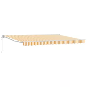  Elektromos Kihúzható Napernyő Narancssárga 5 x 3 m