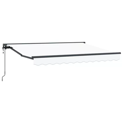  Elektromos Kihúzható Napernyő Fehér 3,5 x 2 m