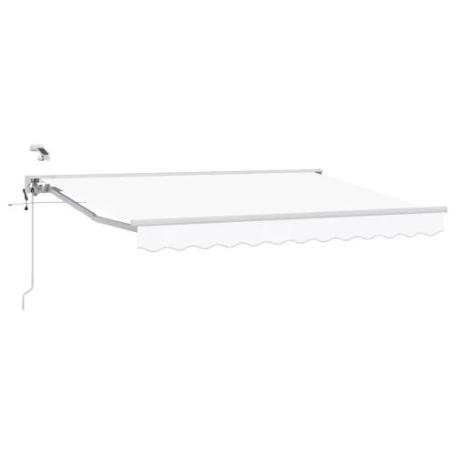  Elektromos Kihúzható Napernyő Fehér 3 x 2 m