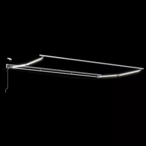  Elektromos Kihúzható Napernyő Fehér 4,5 × 3,5 m