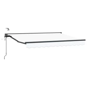  Elektromos Kihúzható Napernyő Fehér 2,5 x 2 m