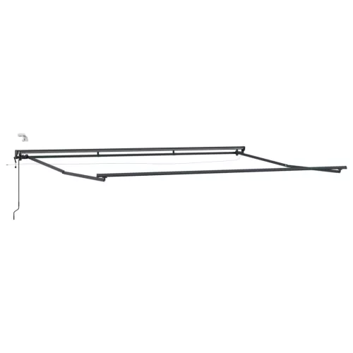  Elektromos Kihúzható Napernyő Barna 4,5 × 3 m