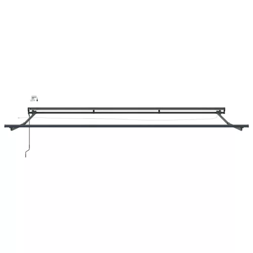  Elektromos Kihúzható Napernyő Fehér 5 x 3 m