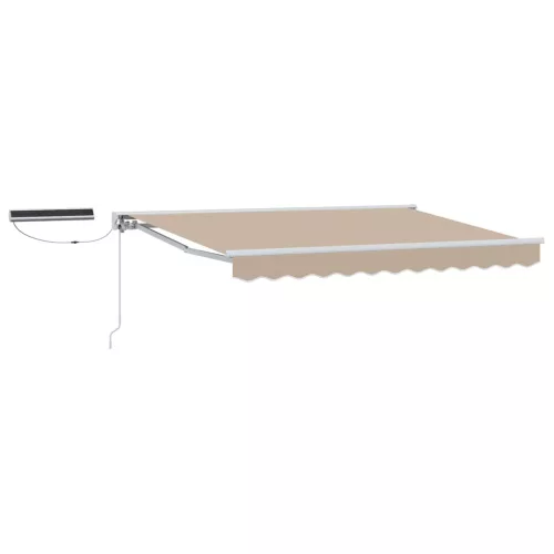 Elektromos Kihúzható Napernyő Bézs 3,5 x 2 m