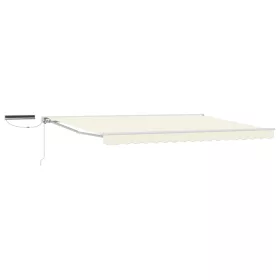  Elektromos Kihúzható Napernyő Krém 4 x 2 m