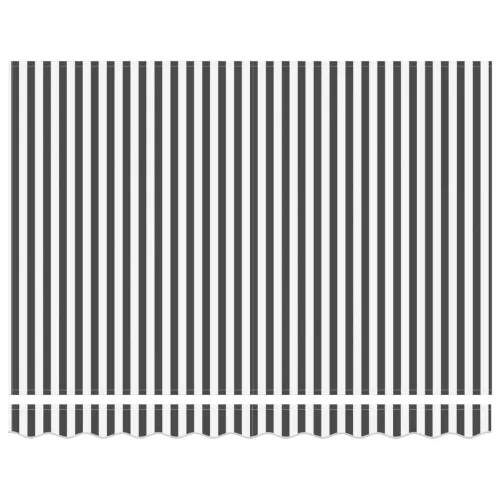  Elektromos Kihúzható Napernyő Antracit és Fehér 3,5 x 2,5 m