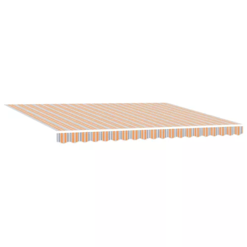  Elektromos Kihúzható Napernyő Kék és Narancs 4,5 × 3 m