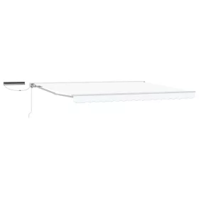  Elektromos Kihúzható Napernyő Fehér 4,5 × 3,5 m