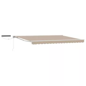  Elektromos Kihúzható Napernyő Bézs 5 x 3 m
