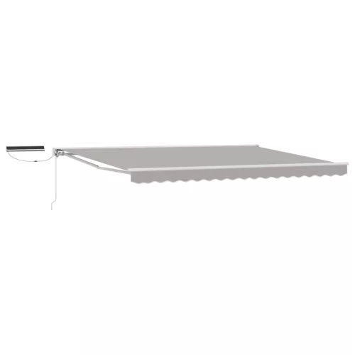  Elektromos Kihúzható Napernyő Világosszürke 5 x 3 m