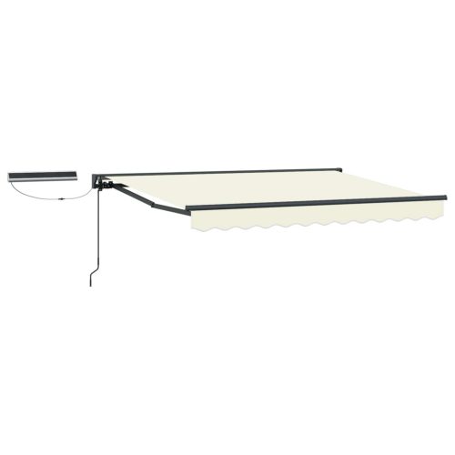  Elektromos Kihúzható Napernyő Krém 3,5 x 2,5 m
