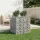  Gabion emelt ágy 2 pcs Ezüst