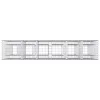  Gabion emelt ágy 3 pcs Ezüst 250 x 50 x 150 cm Horganyzott acél