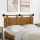 Függesztett ágyfej LED fényekkel Barna Bársony