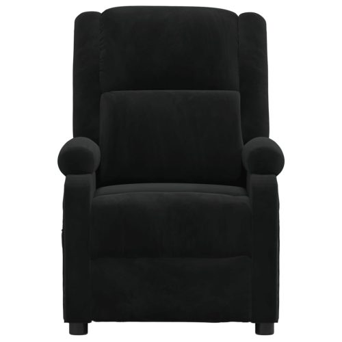  fekete bársony masszázsfotel