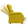  sárga bársony dönthető masszázsfotel