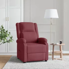  bordó dönthető szövet fotel