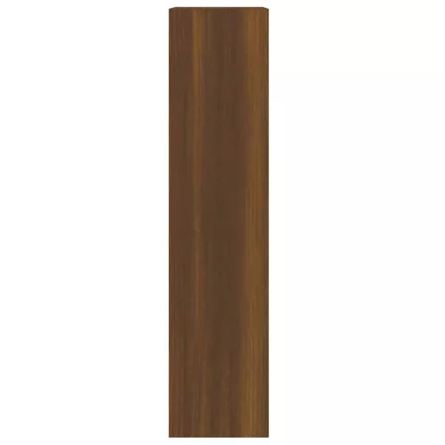  barna tölgyszínű szerelt fa cipősszekrény 63x24x103 cm