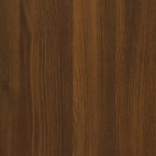  barna tölgyszínű szerelt fa cipősszekrény 63x24x81 cm