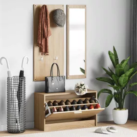  3 az 1-ben cipősszekrény szett sonoma tölgyfa mintával